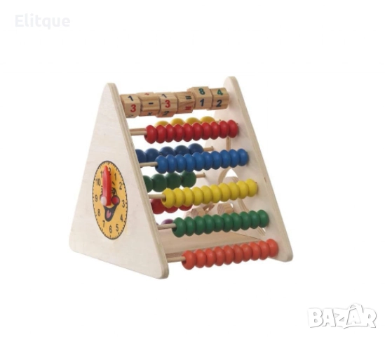 Триъгълно сметало,лабиринт и часовник, снимка 3 - Образователни игри - 52743006