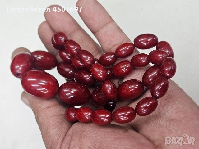 Кехлибарен стар гердан., снимка 7 - Колиета, медальони, синджири - 53192601