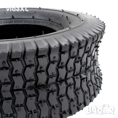 vidaXL Външни гуми за ръчна количка 2 бр 13x5,00-6 4PR каучук(SKU:145267), снимка 4 - Части - 49280576