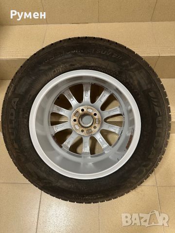 4 бр. Алуминиеви джанти със зимни гуми 215/70R16; 5x108, снимка 4 - Гуми и джанти - 46684870