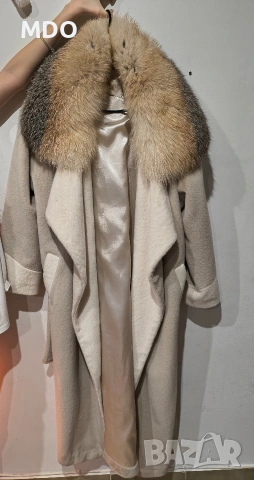 палто лисица и лама, снимка 2 - Палта, манта - 53659301