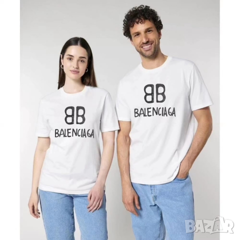 Balenciaga t shirt man woman дамски и мъжки тениски 