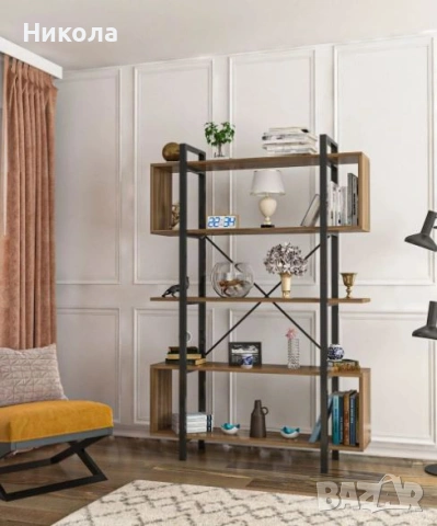 Метална библиотека Roma, снимка 3 - Етажерки - 53589086