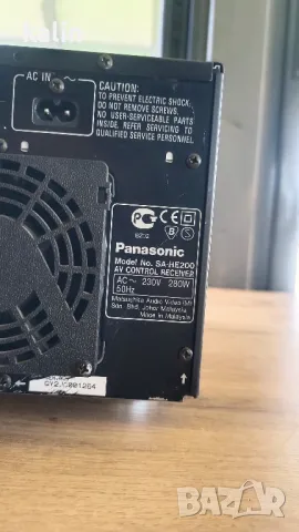 PANASONIC SA HE 200, снимка 5 - Ресийвъри, усилватели, смесителни пултове - 49992459