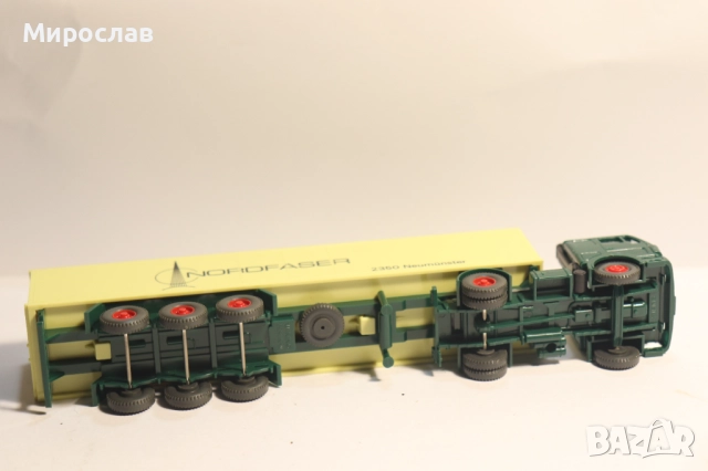 WIKING H0 1/87 MERCEDES РЕМАРКЕ КОЛИЧКА КАМИОН МОДЕЛ, снимка 4 - Колекции - 52501781