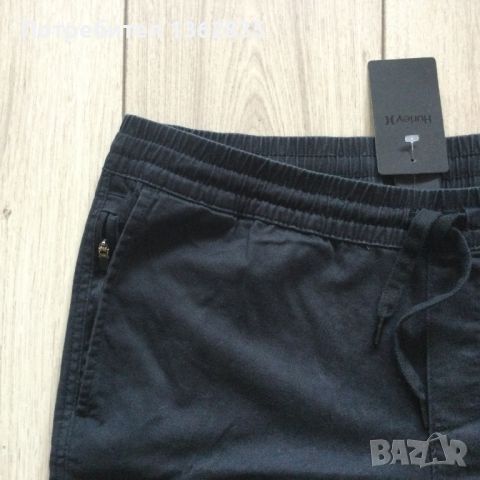 НОВИ оригинални черни къси панталони / бермуди HURLEY размер L от САЩ, снимка 3 - Спортни дрехи, екипи - 45762182
