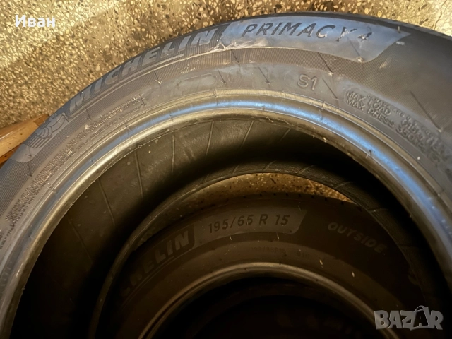 Летни гуми Michelin Primacy 195/65/15, снимка 6 - Гуми и джанти - 52792858