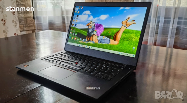 Продавам Гаранционнен Lenovo ThinkPad L14/IPSматFHDсKам/12x2.1ghzThr/nVme256gb/8gb/AmdRadeon/7чБат  