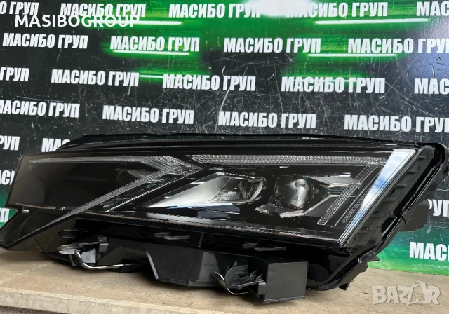 Фар ляв фарове SKODA CRYSTAL LIGHTING за Шкода Октавия 4 фейс Skoda Octavia 4 facelift , снимка 3 - Части - 53057949