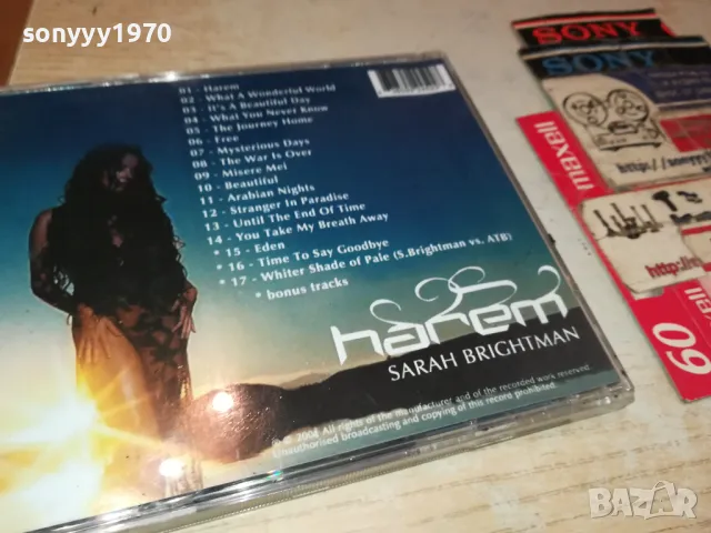 SARAH BRIGHTMAN CD 0905251319, снимка 13 - CD дискове - 50218712