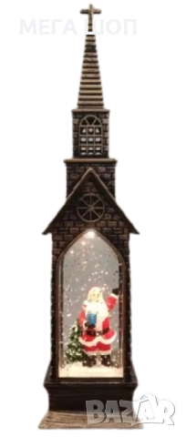 Вълшебна коледна кула с LED светлини и падащи снежинки, снимка 2 - Декорация за дома - 52587346