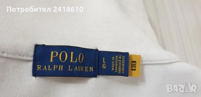 POLO Ralph Lauren Sweatshirt 3/4 Zip Oversize Womens Size L  ОРИГИНАЛ! Дамско Горнище!, снимка 15 - Спортни екипи - 48306262