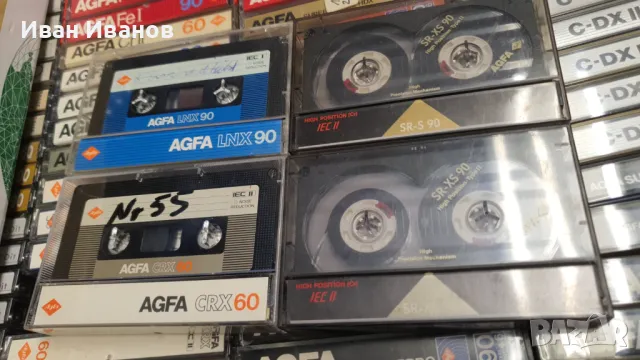 AGFA аудиокасети  записани, снимка 5 - Аудио касети - 49734387