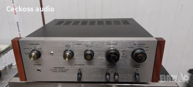 Стерео усилвател PIONEER SA-500A, снимка 3 - Ресийвъри, усилватели, смесителни пултове - 51868297