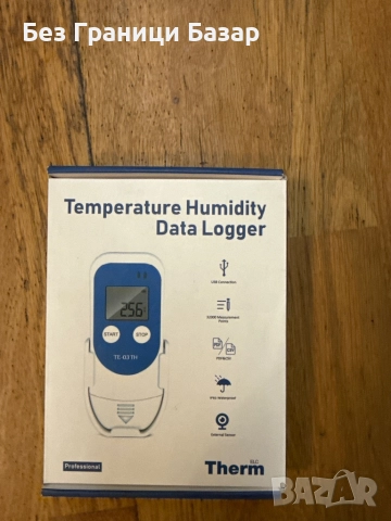 Нов CSV/PDF Репорти Логер за Температура и Влажност Дигитален Сензор и Аларма