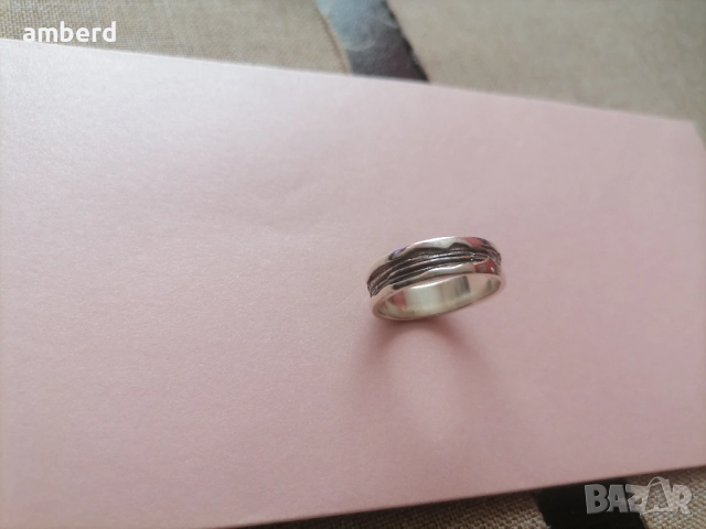 Сребърен пръстен модел R115, снимка 6 - Пръстени - 52139322