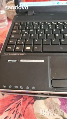 Евтин лаптоп FUJITSU A-512  цена 70евро, снимка 5 - Лаптопи за дома - 53876715