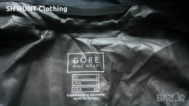 GORE BIKE WEAR GORE-TEX Paclite Shell Jacket Размер M - L яке водонепромокаемо за колоездене 12-63, снимка 13 - Якета - 52825233