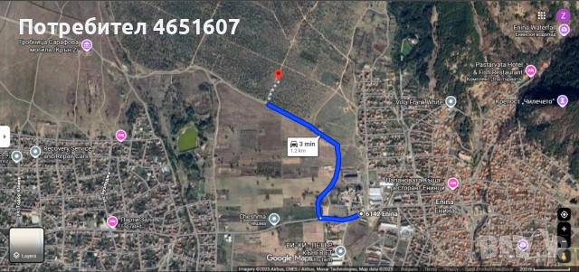 Парцел между с. Енина и гр. Крън, снимка 2 - Парцели - 52421699