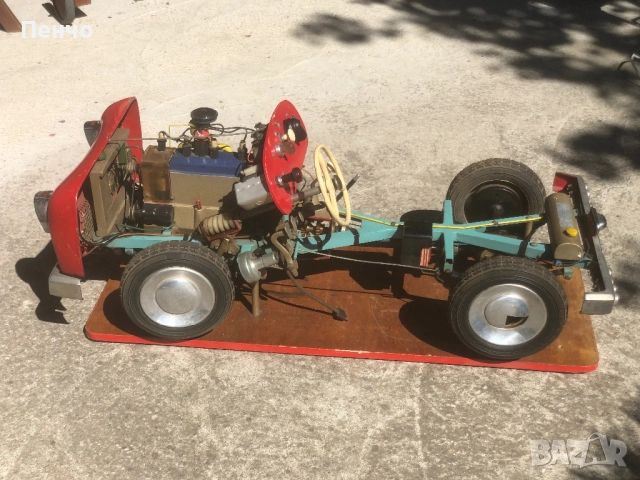 ретро автомобил /учебен демонстрационен модел/ - 1950/60г. - GERMANY, снимка 12 - Антикварни и старинни предмети - 51603142