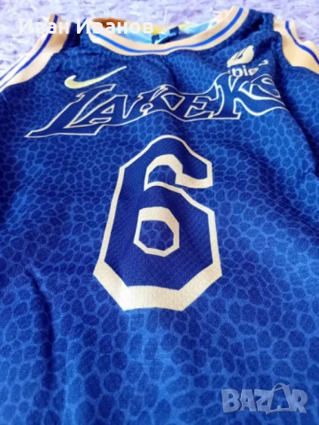 Чисто нов оригинален екип на Los Angelis Lakers - LeBron James, снимка 4 - Баскетбол - 50661723