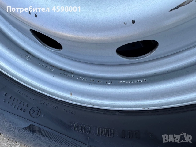 ЧИСТО НОВА Джанта 15цола 5x118+НОВА Гума Continental за Iveco Daily,Ducato,Boxer,Jumper,Movano, снимка 13 - Гуми и джанти - 53882228