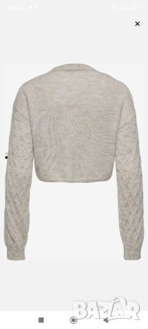 Нов пуловер Only, 20 лв.
S размер, къс, снимка 2 - Блузи с дълъг ръкав и пуловери - 45813795