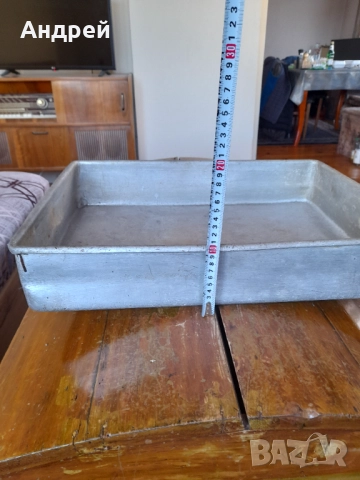 Стара алуминиева тава,тепсия #18, снимка 3 - Други ценни предмети - 51945733