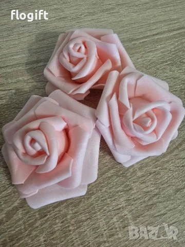 Рози фоам 7см , снимка 4 - Изкуствени цветя - 50749883