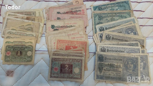 Лот банкноти от Райха 