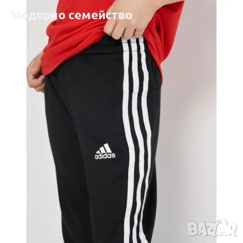 Детско спортно долнище ADIDAS Aeroready Primegreen 3-Stripes Tapered Pants Black, снимка 3 - Детски анцузи и суичери - 47626944