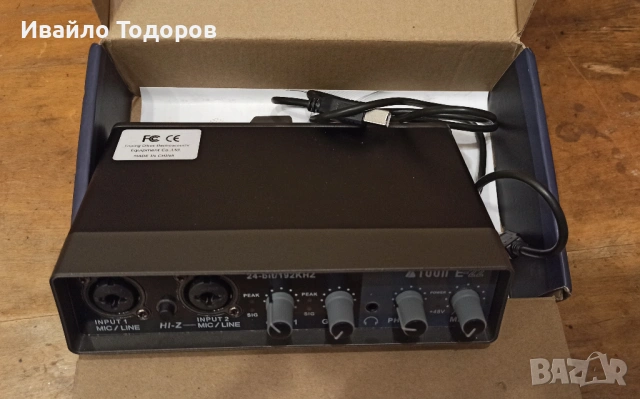 Аудио USB интерфейс (звукова карта) X-TUGA E22, снимка 3 - Китари - 53344978