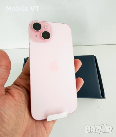 НОВ! iPhone 15 128GB Pink / Blue Гаранция!, снимка 3 - Apple iPhone - 54144920