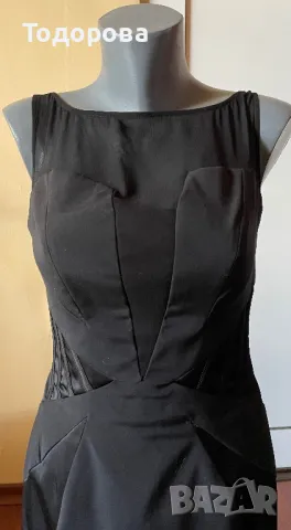 Черна рокля Karen Millen супер елегантна, снимка 2 - Рокли - 50333696