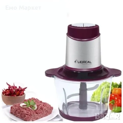 Чопър с корпус от неръждаема стомана LEXICAL TOP LUX LCH-1911 Гаранция 24 месеца , снимка 2 - Чопъри и пасатори - 49520761