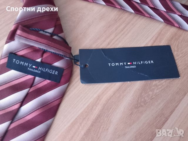 Нова  копринена вратовръзка Tomy Hilfiger, снимка 4 - Други - 45468737
