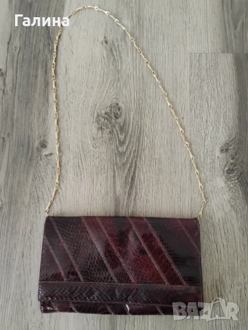 Чанта от змийска кожа, снимка 2 - Чанти - 51427220