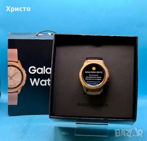 Дамски смарт часовник Samsung Galaxy Watch, 42 мм, Rose Gold, снимка 2 - Смарт часовници - 47378972