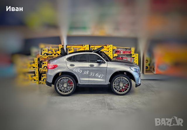 ТОП ЦЕНА!НОВО!Акумулаторен джип MERCEDES GLC с 12Vбатерия,EVA гуми, снимка 6 - Детски велосипеди, триколки и коли - 39194777