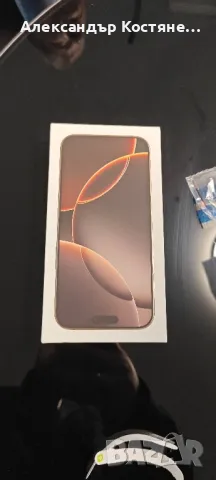 Продавам iPhone 16 Pro Max 256GB Desert Rose, снимка 1 - Apple iPhone - 47649044