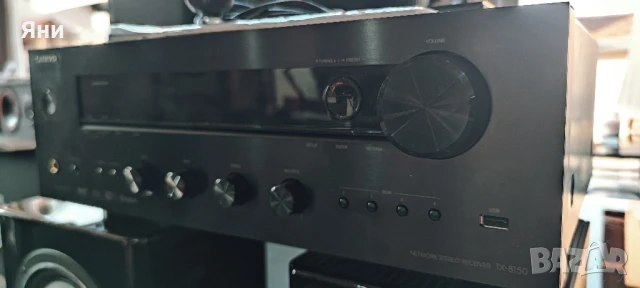 Onkyo TX‑8150 Стерео мрежов ресийвър(усилвател)– Hi‑Res DAC, Bluetooth, Wi‑Fi,AirPlay., снимка 2 - Ресийвъри, усилватели, смесителни пултове - 51289881