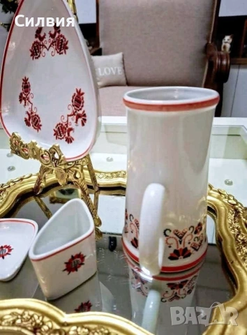 Ретро комплект от Унгария , снимка 3 - Антикварни и старинни предмети - 53845416