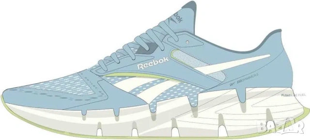 Reebok Сникърси Zig Dynamica 5 Син Размер: 38.5, снимка 7 - Маратонки - 53998778