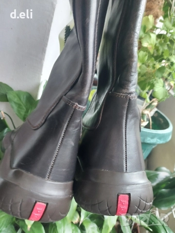 PRADA Original Size 41 100% Кожа Unisex   Страхотни ботуши, снимка 4 - Дамски ботуши - 51614159