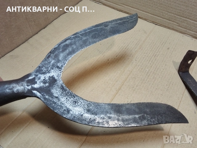 Стар Кован Земеделски Инструмент. / НОМЕР 1569., снимка 4 - Антикварни и старинни предмети - 53661509