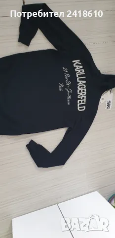 Karl Lagerfeld Merino / Wool /  Mens Size M НОВО! ОРИГИНАЛ! Мъжки Пуловер Поло!, снимка 8 - Пуловери - 48055668