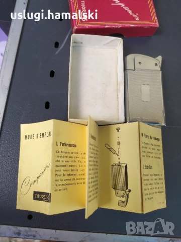 Рядка швейцарска бензинова запалка Thorens, снимка 1