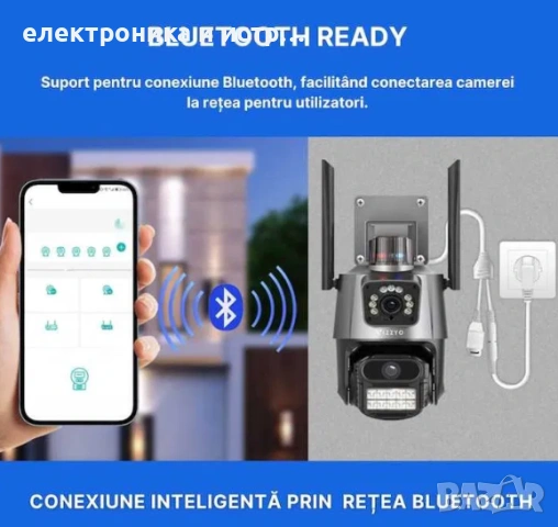 3 броя - Камера двойна, 8MP, приложение ICSee , снимка 2 - IP камери - 53041942