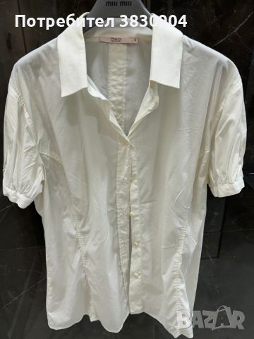 Блуза с къс ръкав R.E.D. Valentino, Италия, размер IT 46, снимка 1 - Ризи - 45387398