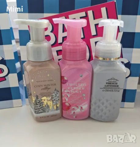 Продавам Bath and Body Works  комплекти лосиони,свещи, дезинфектанти, сапун, снимка 10 - Козметика за тяло - 43528334